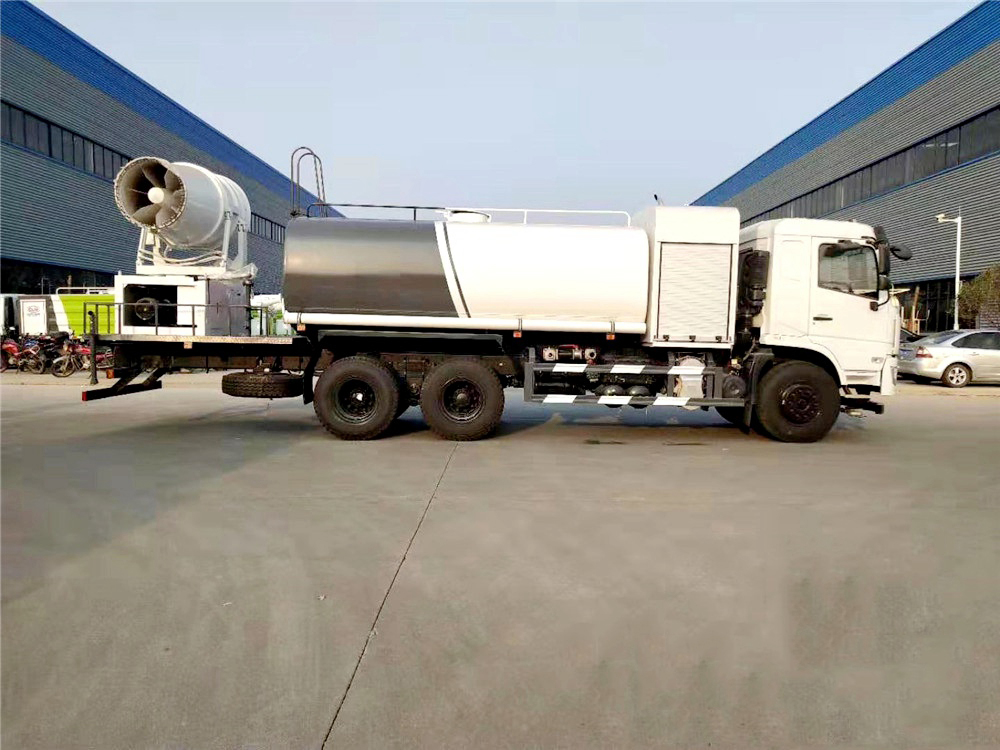 國六16方東風(fēng)專底后雙橋抑塵車