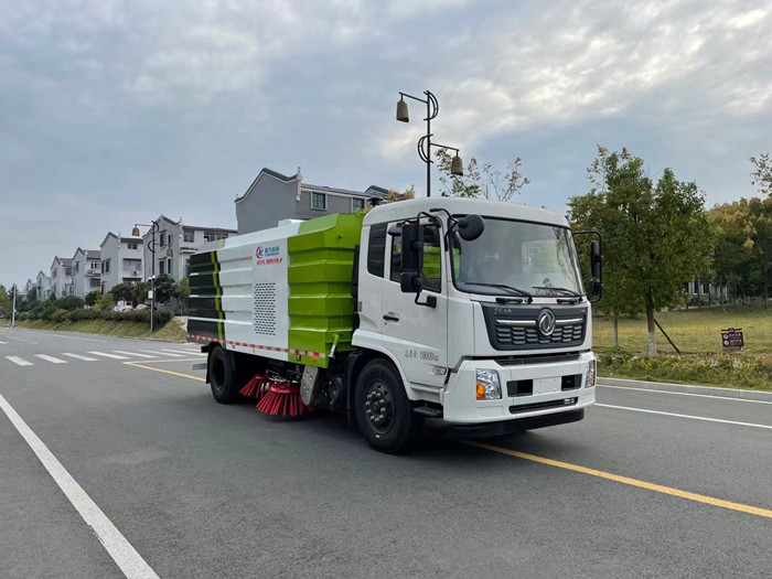 國六東風(fēng)天錦掃路車-程力洗掃車廠家