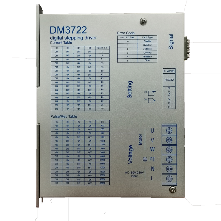 三相高壓步進驅動器DM3722A